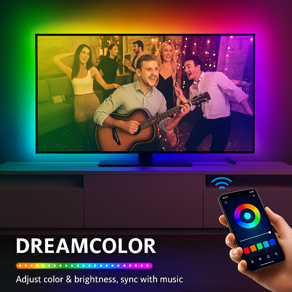 ClicKlac LED Lights - Color your space. Sync your vibe.